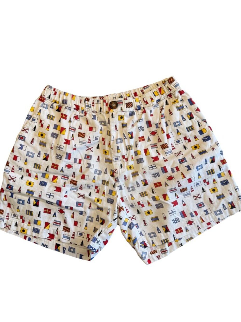 Chubbies SMALL 5" Inseam Mens Nautical Flag Shorts